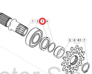 Wellendichtring Ritzelwelle Wellendichtring Ritzelwelle